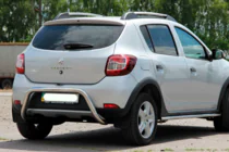Renault Sandero 2013–2022 Aizmugurējā aizsargstieņa caurule AK007 (nerūsējošais tērauds) foto 6