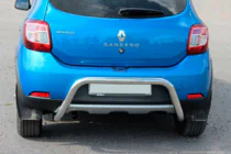 Renault Sandero 2013–2022 Aizmugurējā aizsargstieņa caurule AK007 (nerūsējošais tērauds) foto 1