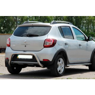 Aizmugurējā aizsargstieņa caurule AK007 (nerūsējošais tērauds) Dacia Sandero 2013–2020 foto 4