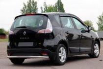 Renault Scenic/Grand 2009–2016 Aizmugurējais aizsargstienis AK002 (nerūsējošais tērauds) foto 2