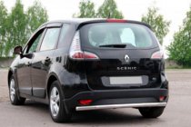Renault Scenic/Grand 2009–2016 Aizmugurējais aizsargstienis AK002 (nerūsējošais tērauds) foto 1
