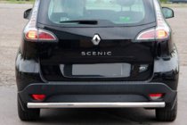 Renault Scenic/Grand 2009–2016 Aizmugurējais aizsargstienis AK002 (nerūsējošais tērauds) foto 3