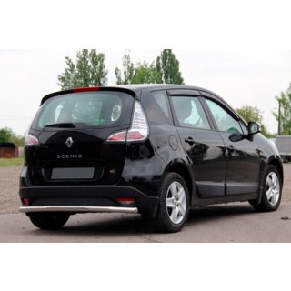 Aizmugurējais aizsargstienis AK002 (nerūsējošais tērauds) Renault Scenic/Grand 2009–2016 foto 2