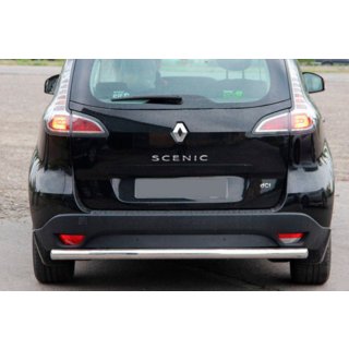 Aizmugurējais aizsargstienis AK002 (nerūsējošais tērauds) Renault Scenic/Grand 2009–2016 foto 3