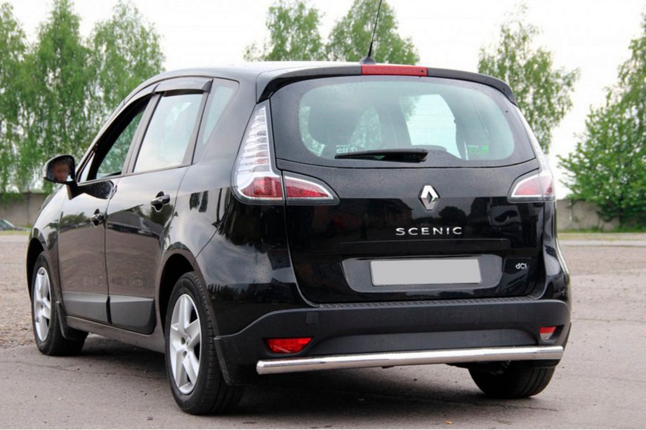 Renault Scenic/Grand 2009–2016 Aizmugurējais aizsargstienis AK002 (nerūsējošais tērauds) Image