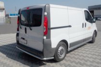 Opel Vivaro 2001–2015 Aizmugures aizsargstienis AK005 (nerūsējošais tērauds) foto 1