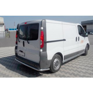 Aizmugures aizsargstienis AK005 (nerūsējošais tērauds) Opel Vivaro 2001–2015 foto 1