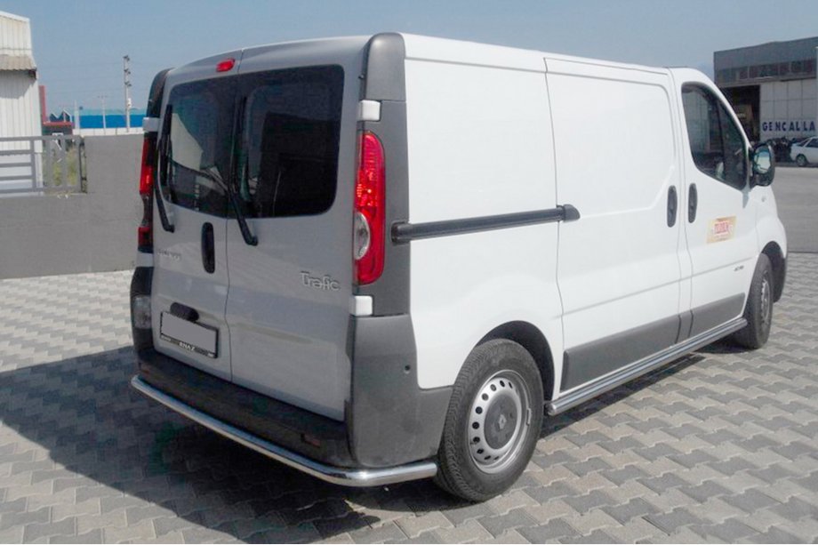 Opel Vivaro 2001–2015 Aizmugures aizsargstienis AK005 (nerūsējošais tērauds) Image