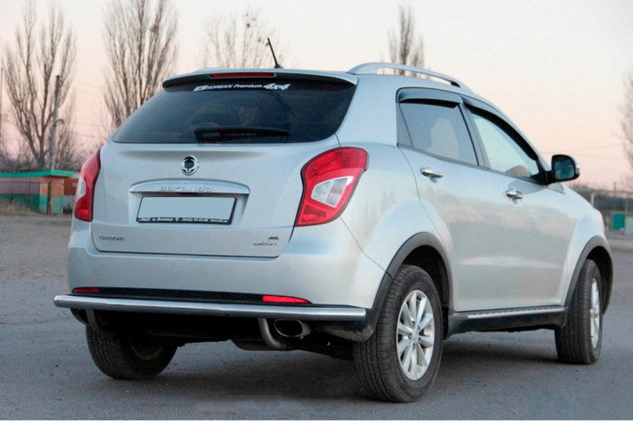 SsangYong Korando 2010–2019 Aizmugurējā aizsargloka AK005 (nerūsējošais tērauds) Image