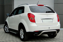 SsangYong Korando 2010–2019 Aizmugurējā aizsargstīpa AK006 (nerūsējošais tērauds) foto 1