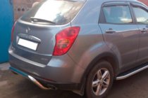 SsangYong Korando 2010–2019 Aizmugurējā aizsargstieņa caurule AK007 (nerūsējošais tērauds) foto 2