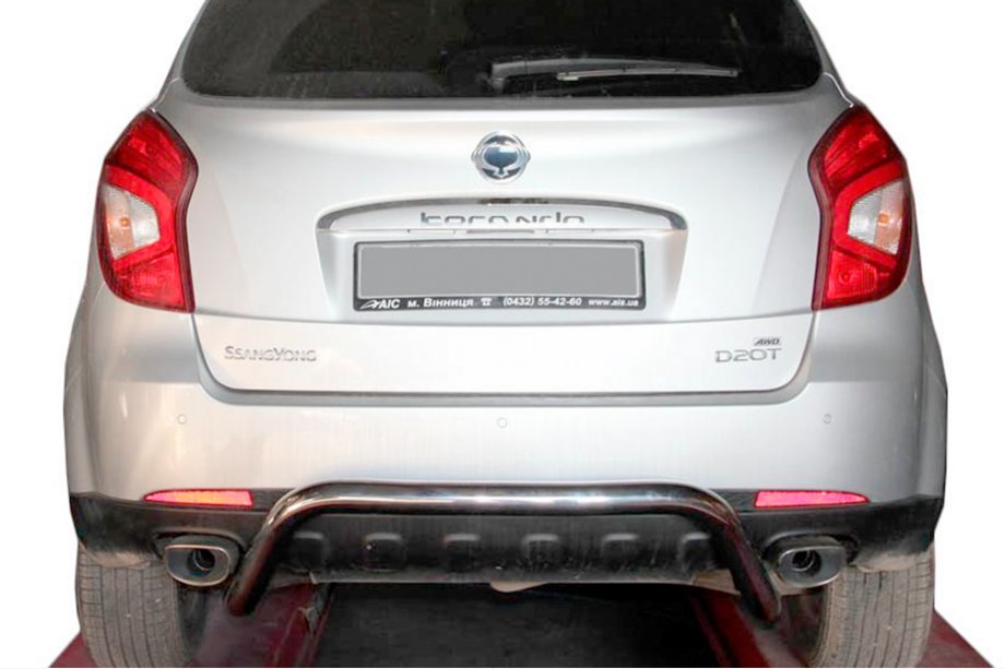 SsangYong Korando 2010–2019 Aizmugurējā aizsargstieņa caurule AK007 (nerūsējošais tērauds) Image