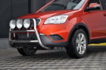 SsangYong Korando 2010–2019 Bullbārs WT018 (nerūsējošais tērauds) foto 2
