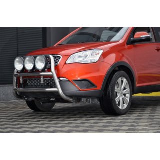 Bullbārs WT018 (nerūsējošais tērauds) SsangYong Korando 2010–2019 foto 2