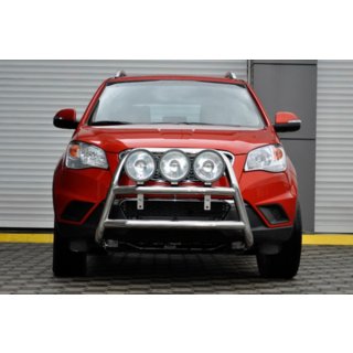 Bullbārs WT018 (nerūsējošais tērauds) SsangYong Korando 2010–2019 foto 1