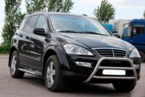 SsangYong Kyron 2005–2014 Priekšējais aizsargstienis WT022 (nerūsējošais tērauds) foto 3