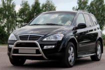 SsangYong Kyron 2005–2014 Priekšējais aizsargstienis WT022 (nerūsējošais tērauds) foto 1