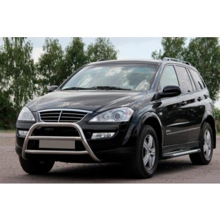 Priekšējais aizsargstienis WT022 (nerūsējošais tērauds) SsangYong Kyron 2005–2014 foto 1