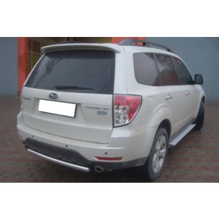 Aizmugurējais aizsargstienis AK002 (nerūsējošais tērauds) Subaru Forester 2008–2013 foto 2