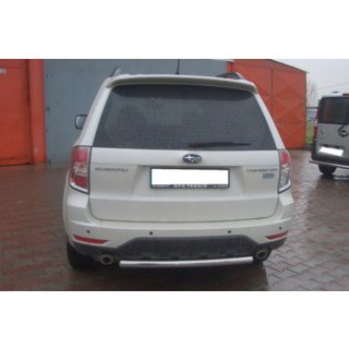 Aizmugurējais aizsargstienis AK002 (nerūsējošais tērauds) Subaru Forester 2008–2013 foto 1