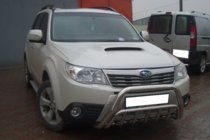 Subaru Forester 2008–2013 Priekšējais bullbar WT002 (nerūsējošais tērauds) foto 2