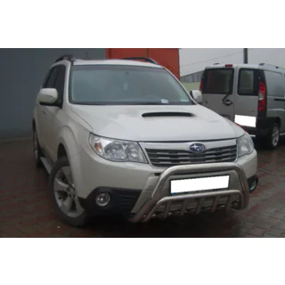 Priekšējais bullbar WT002 (nerūsējošais tērauds) foto 2