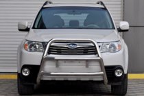 Subaru Forester 2008–2013 Bullbārs WT018 (nerūsējošais tērauds) foto 1