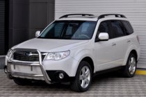 Subaru Forester 2008–2013 Bullbārs WT018 (nerūsējošais tērauds) foto 3