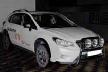 Subaru XV 2011–2017 Bullbārs WT018 (nerūsējošais tērauds) foto 2