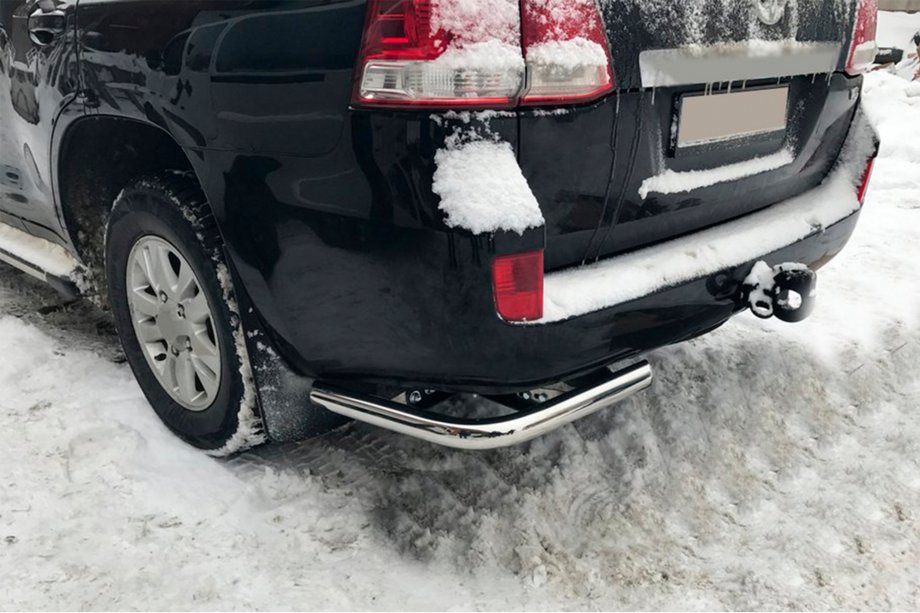 Toyota Land Cruiser 200 2007–2021 Aizmugurējie stūra elementi AK003 (2 gab., nerūsējošais tērauds) Image
