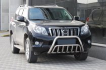 Toyota Land Cruiser Prado 150 2009–2023 Priekšējais aizsargstienis WT002 (nerūsējošais tērauds) foto 3