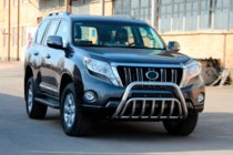 Toyota Land Cruiser Prado 150 2009–2023 Priekšējais aizsargstienis WT002 (nerūsējošais tērauds) foto 4