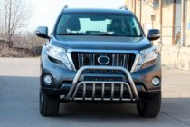 Toyota Land Cruiser Prado 150 2009–2023 Priekšējais aizsargstienis WT002 (nerūsējošais tērauds) foto 5