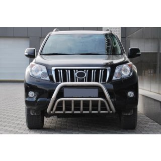 Priekšējais aizsargstienis WT002 (nerūsējošais tērauds) Toyota Land Cruiser Prado 150 2009–2023 foto 2