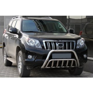 Priekšējais aizsargstienis WT002 (nerūsējošais tērauds) Toyota Land Cruiser Prado 150 2009–2023 foto 1