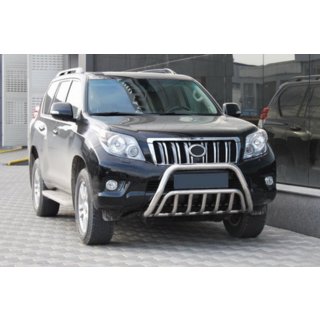 Priekšējais aizsargstienis WT002 (nerūsējošais tērauds) Toyota Land Cruiser Prado 150 2009–2023 foto 3