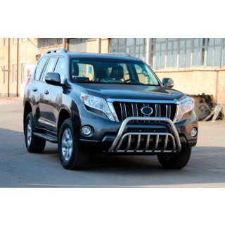Priekšējais aizsargstienis WT002 (nerūsējošais tērauds) Toyota Land Cruiser Prado 150 2009–2023 foto 4