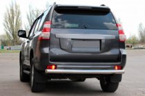 Toyota Land Cruiser Prado 150 2009–2023 Aizmugurējais aizsargstienis AK002 (nerūsējošais tērauds) foto 2