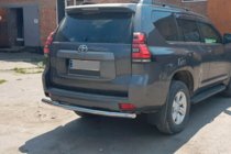 Toyota Land Cruiser Prado 150 2009–2023 Aizmugurējais aizsargstienis AK002 (nerūsējošais tērauds) foto 4