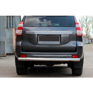 Aizmugurējais aizsargstienis AK002 (nerūsējošais tērauds) Toyota Land Cruiser Prado 150 2009–2023 foto 1
