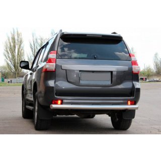 Aizmugurējais aizsargstienis AK002 (nerūsējošais tērauds) Toyota Land Cruiser Prado 150 2009–2023 foto 2