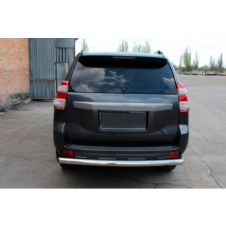 Aizmugurējais aizsargstienis AK002 (nerūsējošais tērauds) Toyota Land Cruiser Prado 150 2009–2023 foto 3