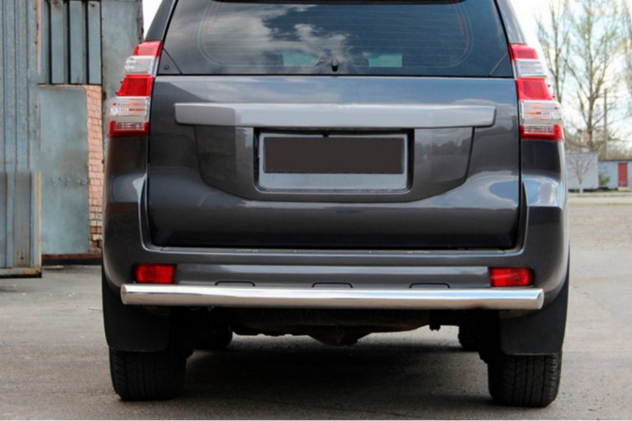Toyota Land Cruiser Prado 150 2009–2023 Aizmugurējais aizsargstienis AK002 (nerūsējošais tērauds) Image