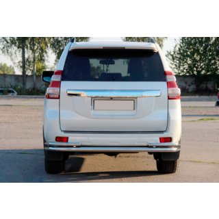Aizmugurējais aizsargstienis AK005-2 (nerūsējošais tērauds) Toyota Land Cruiser Prado 150 2009–2023 foto 2