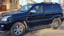 Toyota Land Cruiser Prado 120 2002–2009 Sānu sliekšņu aizsargi BB004 (2 gab., nerūsējošais tērauds) foto 2