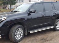 Toyota Land Cruiser Prado 150 2009–2023 Sānu sliekšņu aizsargi BB004 (2 gab., nerūs. tērauds) foto 5