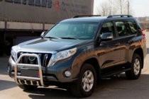 Toyota Land Cruiser Prado 150 2009–2023 Kengurustienis QT007 (nerūsējošais tērauds) foto 2