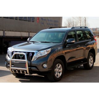 Kengurustienis QT007 (nerūsējošais tērauds) Toyota Land Cruiser Prado 150 2009–2023 foto 2