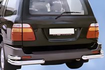 Toyota Land Cruiser 100 1998–2007 Aizmugurējie stūra elementi AK003-Double (2 gab., nerūsējošais tērauds) foto 4