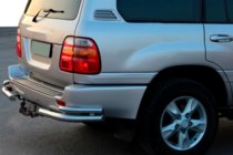 Toyota Land Cruiser 100 1998–2007 Aizmugurējie stūra elementi AK003-Double (2 gab., nerūsējošais tērauds) foto 1